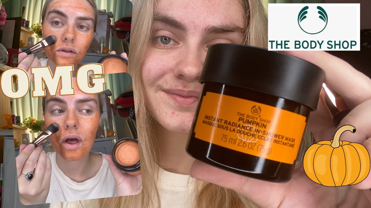 TESTING BRAND NEW PUMPKIN FACEMASK FROM THE BODYSHOP * First impressions *