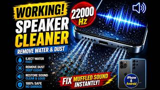 Speaker Cleaner Sound 22000Hz 🔊 Remove Water & Dust | Fix Muffled Audio (3 Min) screenshot 5