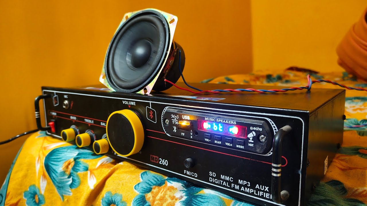 4440 Amplifier with 4" woffer 🔊