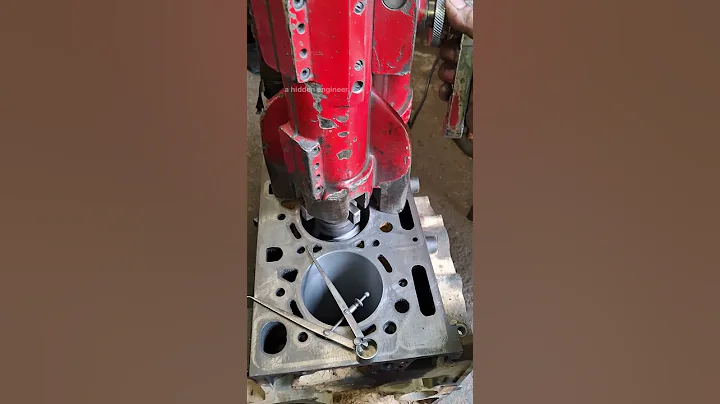 Jcb engine Reboreing #workshop #engine #jcbbackholoader #expert #machanic #automobile #topshorts