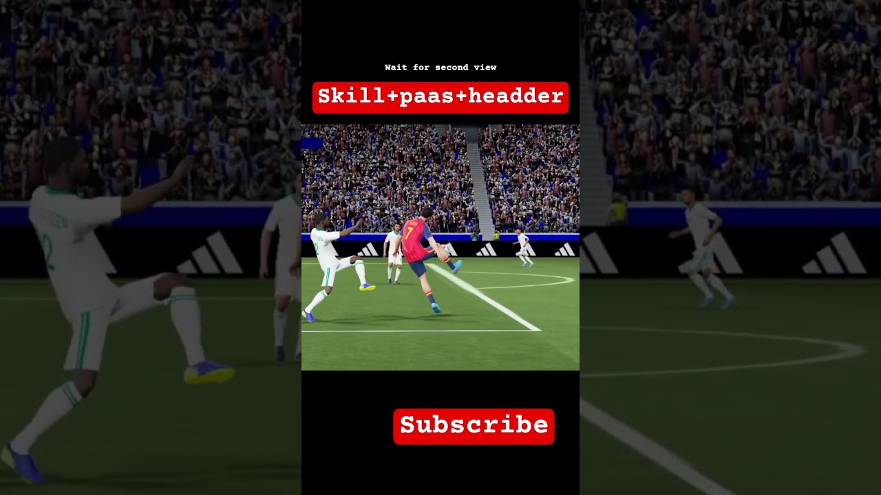 skill+paas+header🤯🥵 #efootball2024 #header by castle 