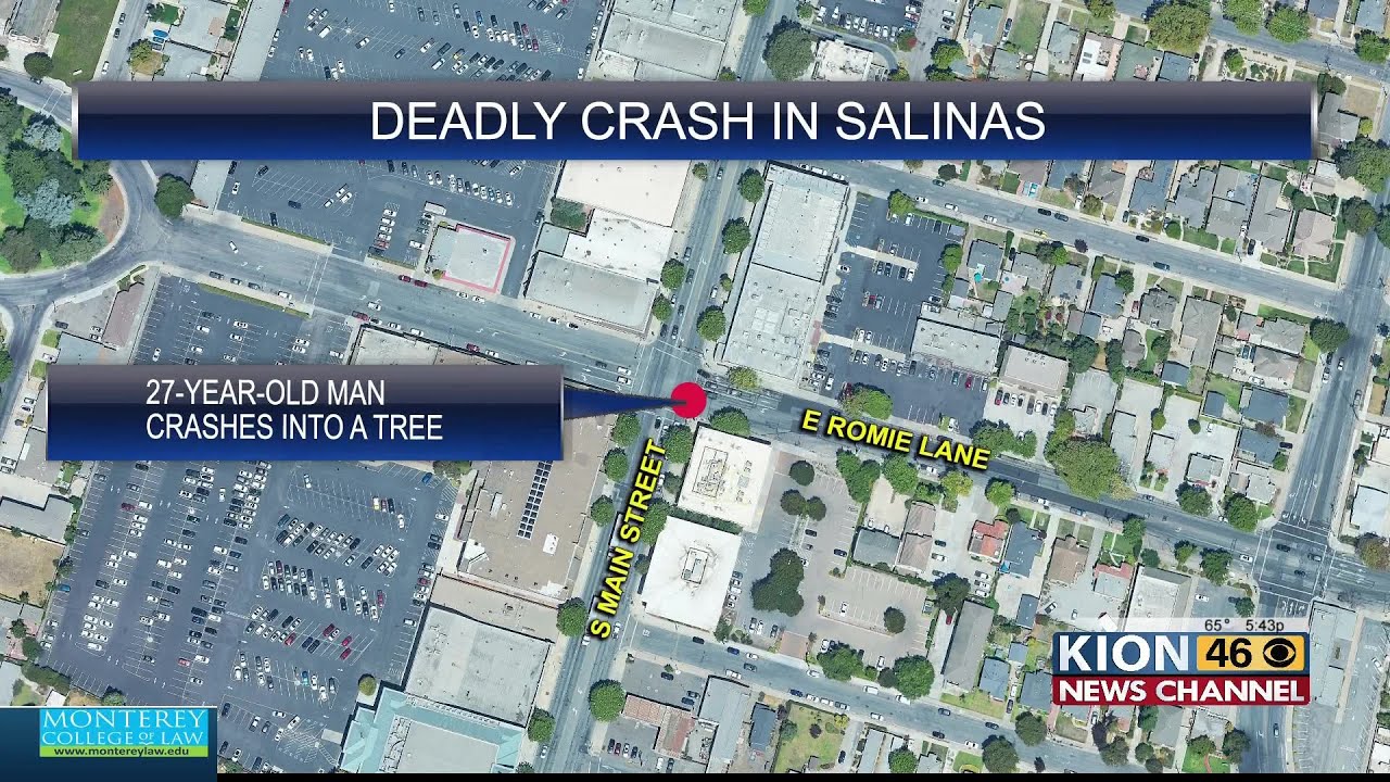 Salinas man killed in crash along South Main Street - YouTube