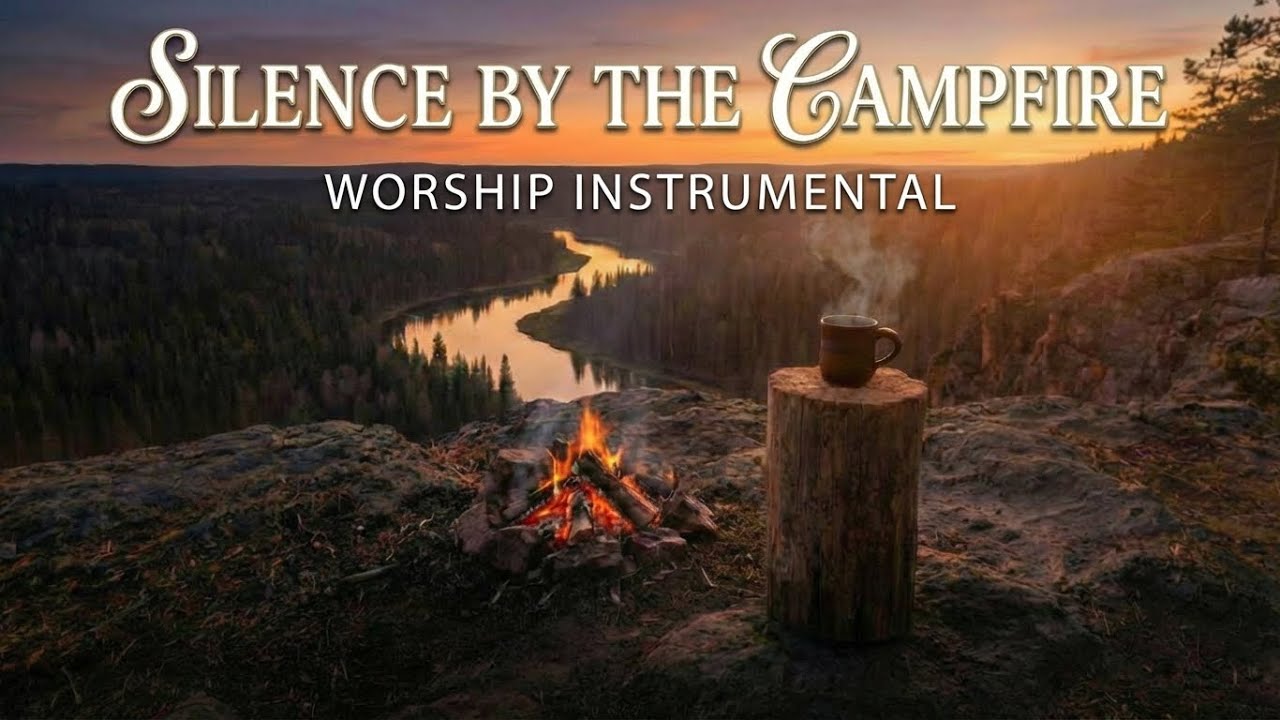 INSTRUMENTAL SILENCE BY THE CAMPFIRE | 2 HOURS OF DIVINE PIANO AND VIOLIN MUSIC