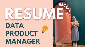 How to Create a Data Product Manager Resume