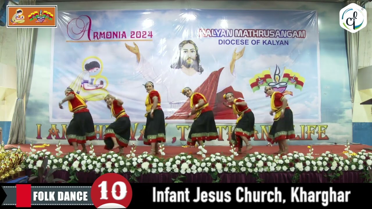 FOLK DANCE II MATHRUSANGAM II ARMONIA 2024 II INFANT JESUS CHURCH KHARGAR |I CATHOLIC FOCUS