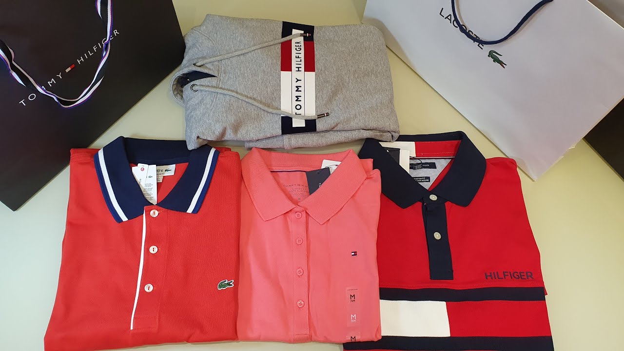 Lacoste Poloshirt and Tommy Hilfiger 