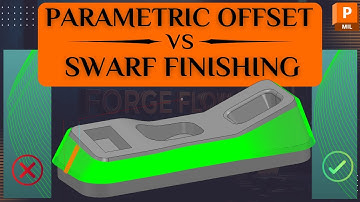 PowerMill Trick: Using a 5-Axis Strategy for 3-Axis Finishing! (Swarf vs Parametric Offset)