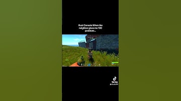 Rust console when the neighbors randomly gives me 100 potato’s…#shorts #rust #rustconsole