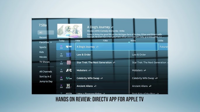 Tech Tip #56 - How To watch DIRECTV NFL Sunday Ticket on AppleTV 