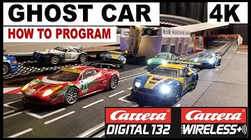 Carrera Digital 132 How to Program Ghost Car - Setup Race Against Pace Car - 4K UHD