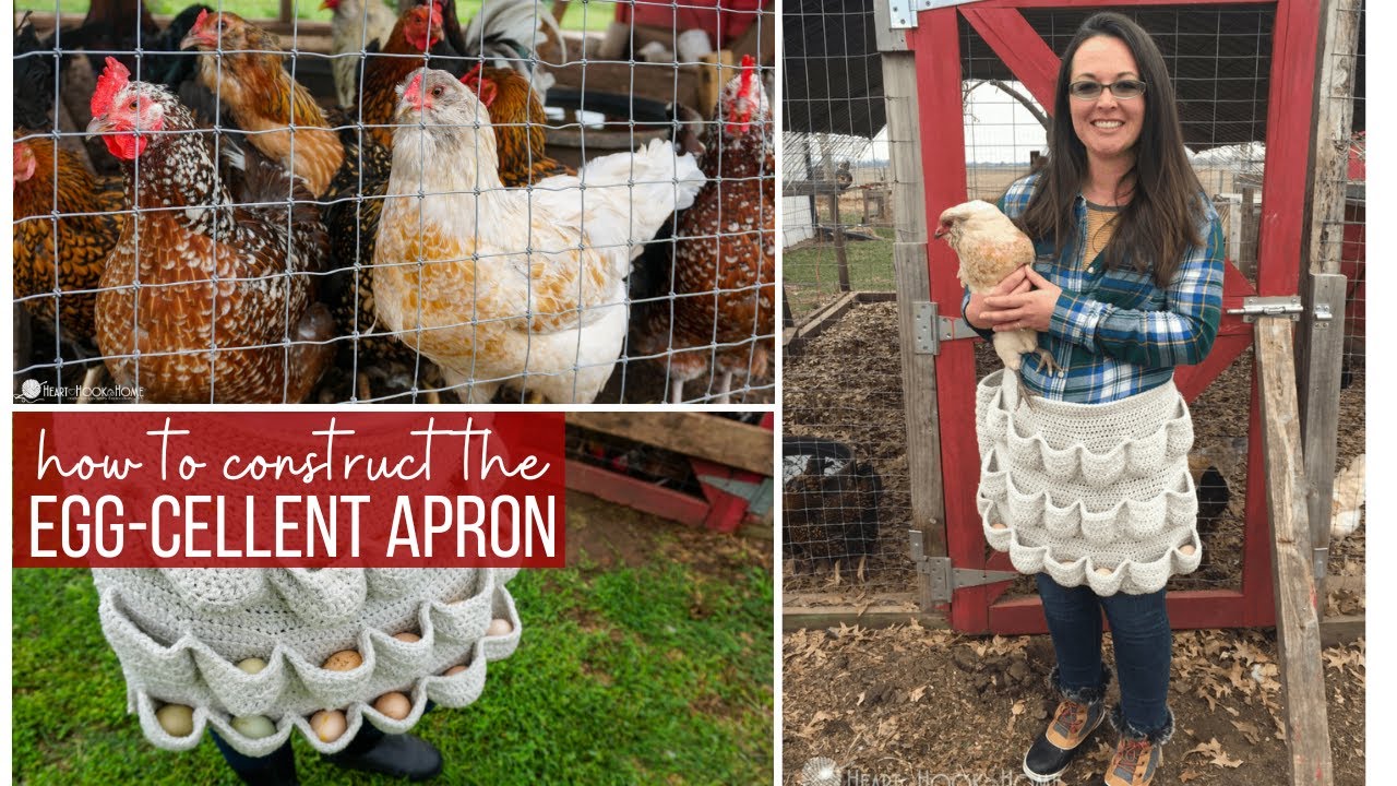 Li'l Chicken Apron, Digital Download Crochet Pattern, Crochet Apron, Egg  Collecting Apron, Kids Apron, Egg Collecting Apron for Kids, Apron 