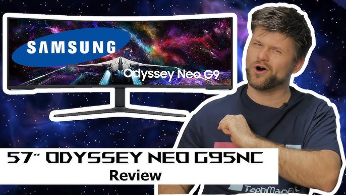 A experience Samsung YouTube Odyssey hands-on: - cinematic gaming monitor Ark 55\