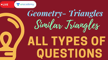 QA | All types of Questions | Geometry- Similar Triangles R P Singh LIVE on Unacademy CATalyst