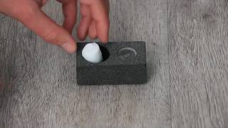 Greenleaf Single Lava Stone Tray For Compressed Napkins