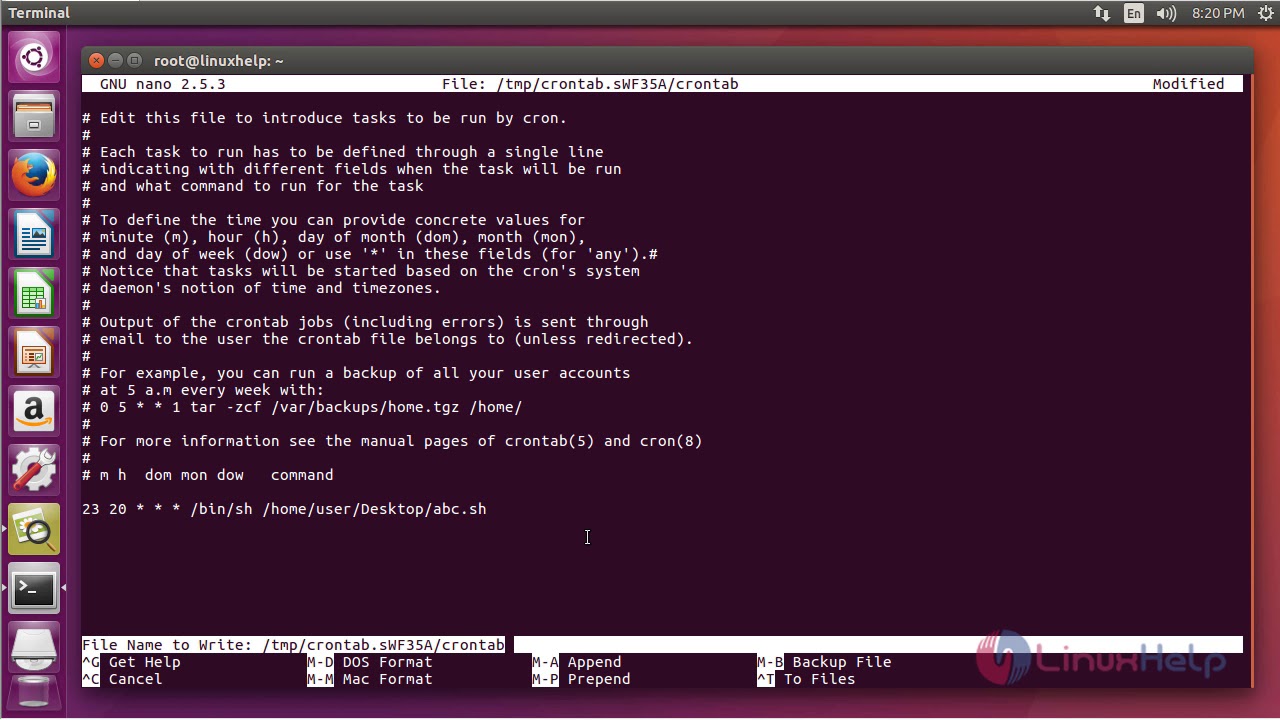 New How to schedule a Cron Job to run a script on Ubuntu 16.04