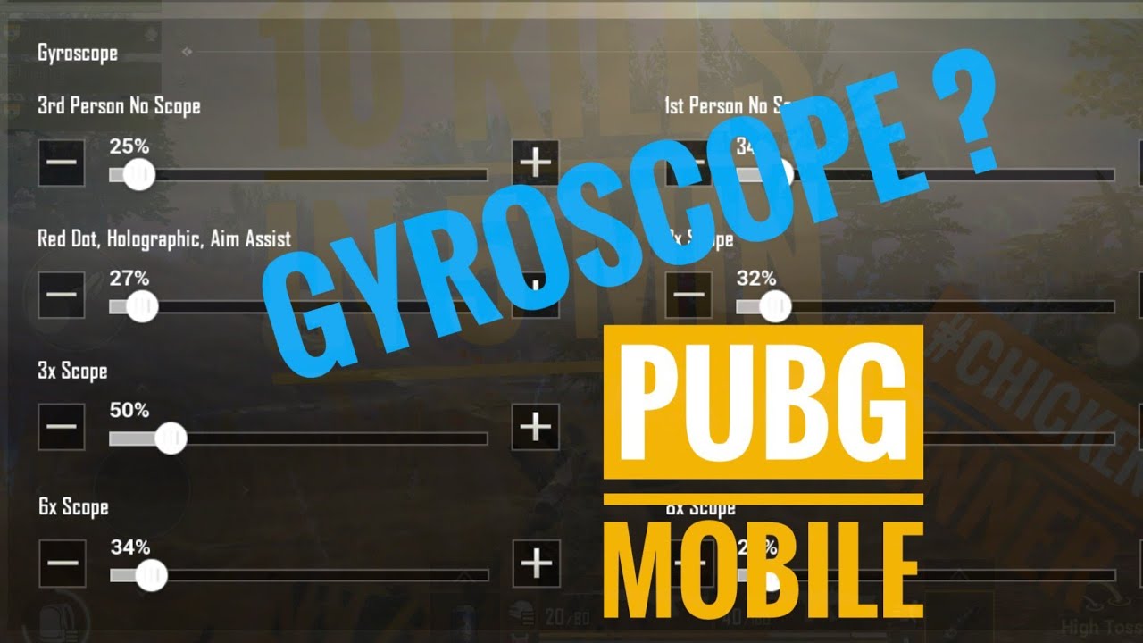 Чувствительность гироскопа в ПАБГ. PUBG mobile гироскоп. Чувствительность гироскопа в PUBG mobile. Что такое гироскоп в PUBG. Настройки чувствительности в пабг мобайл без гироскопа