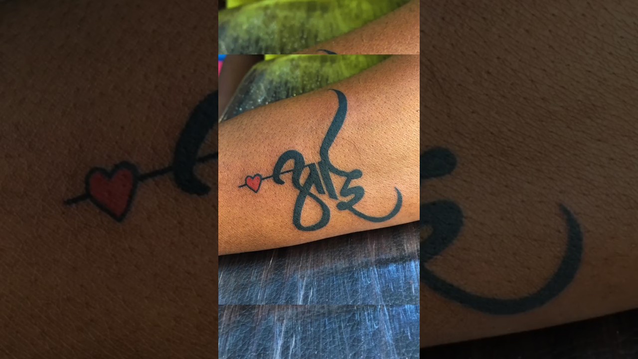 name tattoos | Name tattoos, Elbow tattoos, Tattoo fonts