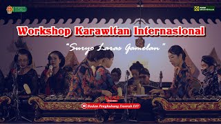 [LIVE STREAMING] - WORKSHOP KARAWITAN INTERNASIONAL 2025