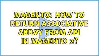 Magento: How to return Associative Array from API in Magento 2?