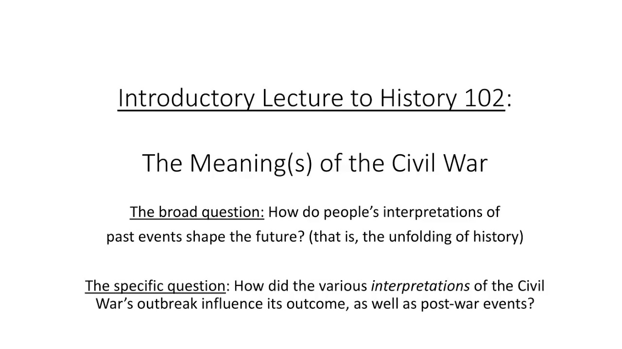 civil war meanings 1 YouTube