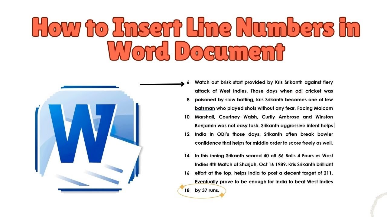 How to Insert Line Numbers in Word Document | (Step-by-Step Tutorial ...