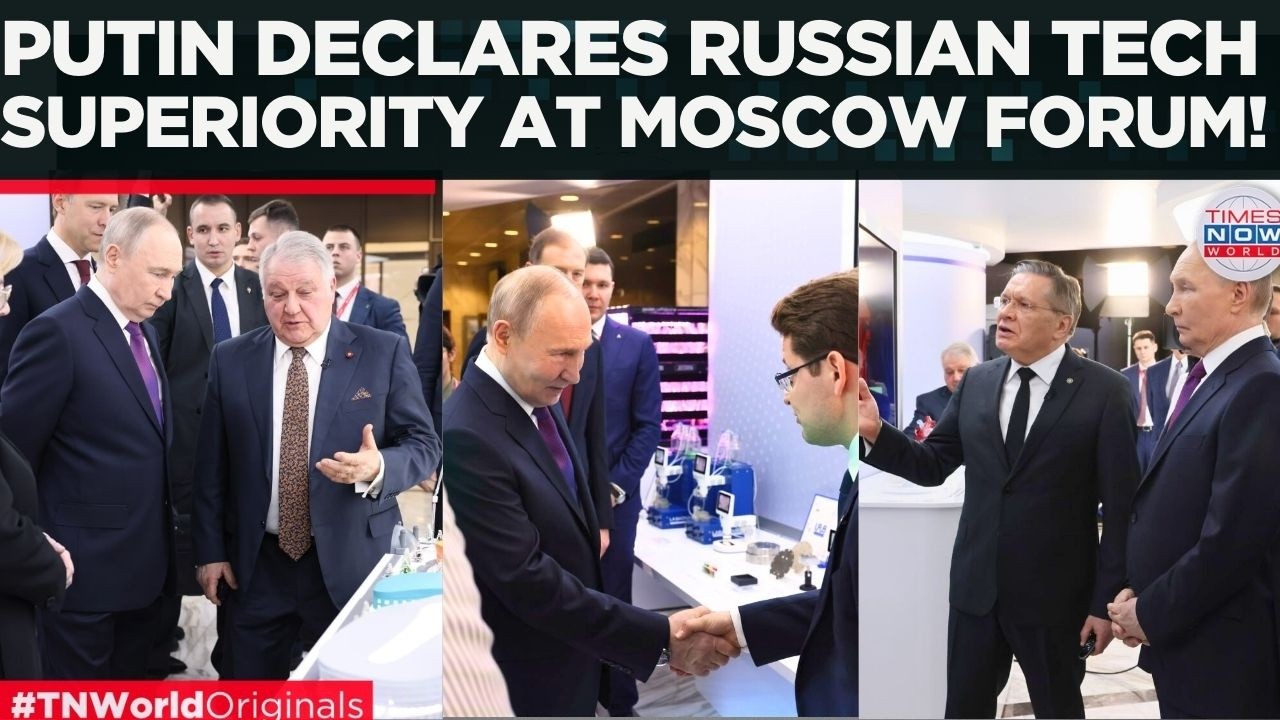 PUTIN INSPECTS MIND-Controlled Limbs And DNA Readers At Moscow Tech Forum! | Times Now World