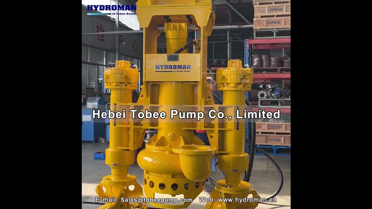 Hydroman® Submersible dredge units with agitating arms 