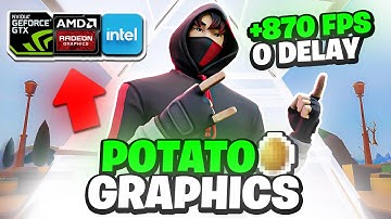Unlock Potato Graphics in Fortnite on Intel & AMD! 🚀 (Boost FPS & Fix Lag)