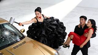 My fiancé cheated on my sister and I smashed his luxury car in anger!#231204thB2