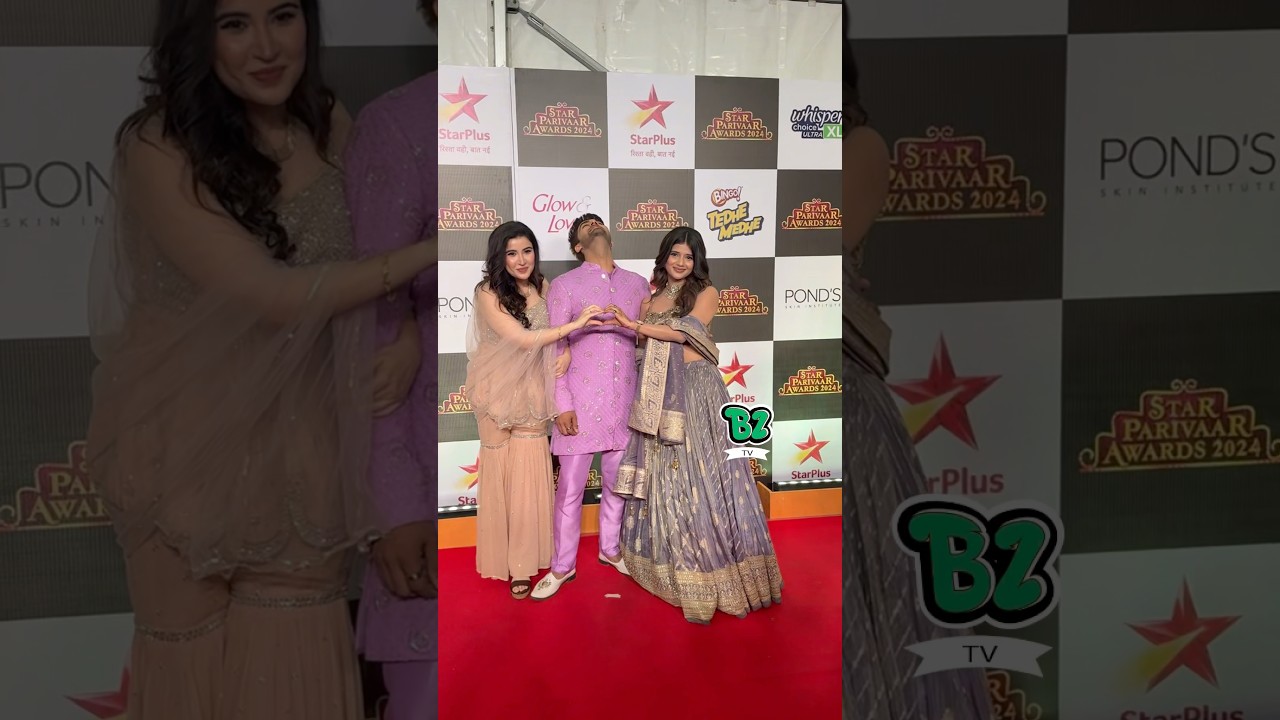 Stars buffe  at StarParivaar awards 🔥⭐️! 