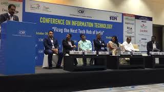 Fluentgrid CMD at a Conference on IT โโVizag the Next Tech Hub of Indiaโโ