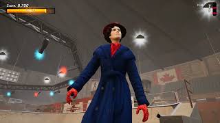 Mary Poppins Returns trenchcoat test (Tony Hawks Pro Skater 1 + 2)