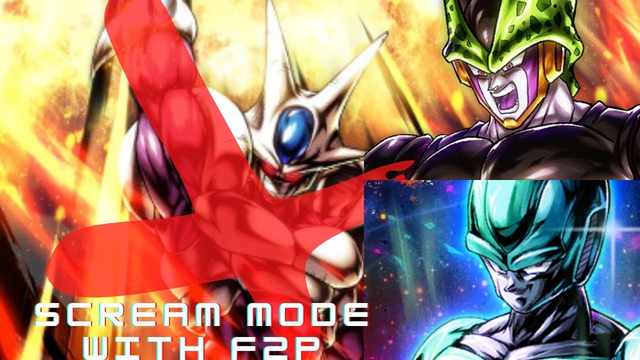 Scream mode for F2P, no LF! | DRAGON BALL LEGENDS
