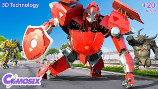 Redian (Red Robot) vs Bumblebee War - Crazy Buffalo Battle - 4K ULTRA HD screenshot 5