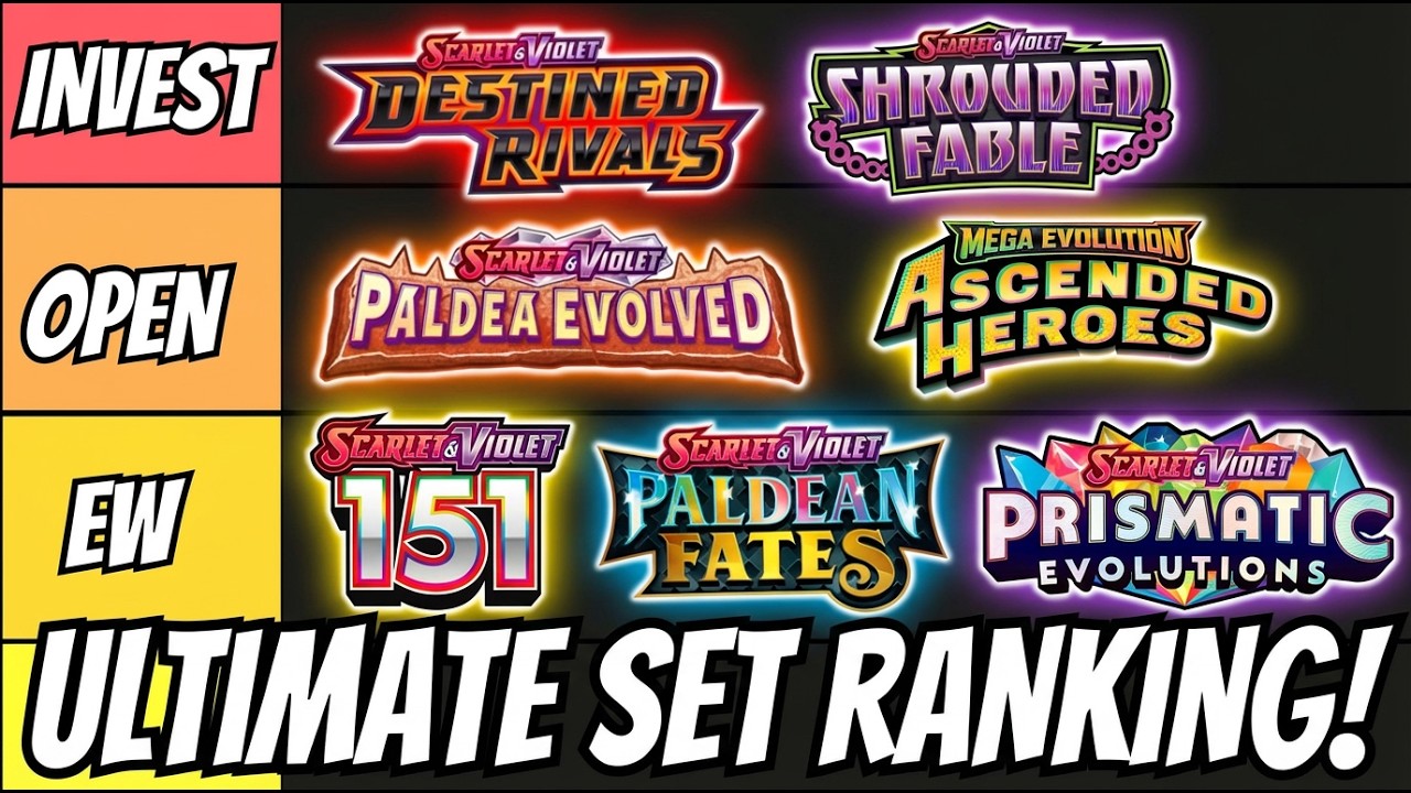 THE BEST POKEMON SET TO INVEST IN RANKING EVERY MEGA and S&V SET!