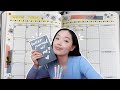 bullet journal with me! UPDATED simple, minimalist, cute setup for productivity