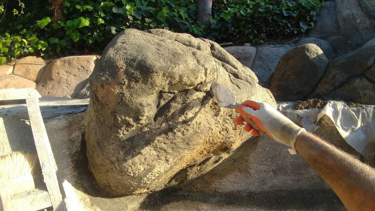 How to Carve Texture in Fake Rocks 