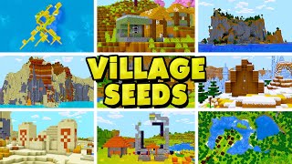 Top 20 BEST VILLAGE SEEDS for Minecraft 1.20!