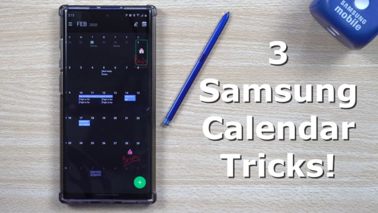 3 Unique Samsung Calendar Tricks YouTube