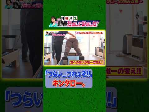 【モノマネ芸人】キンタロー。がトレーニング中に思わず出たモノマネ≪#岡田紗佳 #Ｍリーグ #岡田紗佳 #キンタロー。 #ピラティス #モノマネ ≫