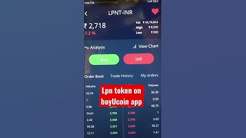 Lpn token live on buyucoin | lpnt cryptocurrency #shorts #short #lpnt #cryptocurrency