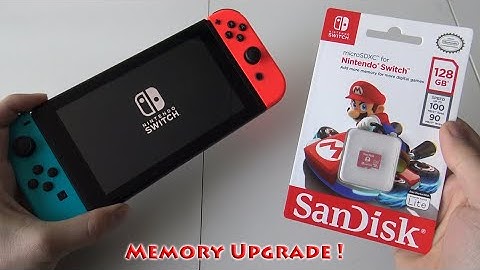 Nintendo Switch How to Ugrade Memory / Storage SD Card ?