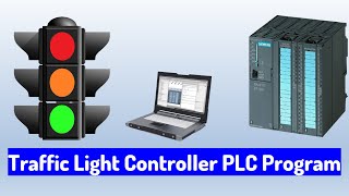 PLC Traffic Light Program using S7-300 siemens PLC