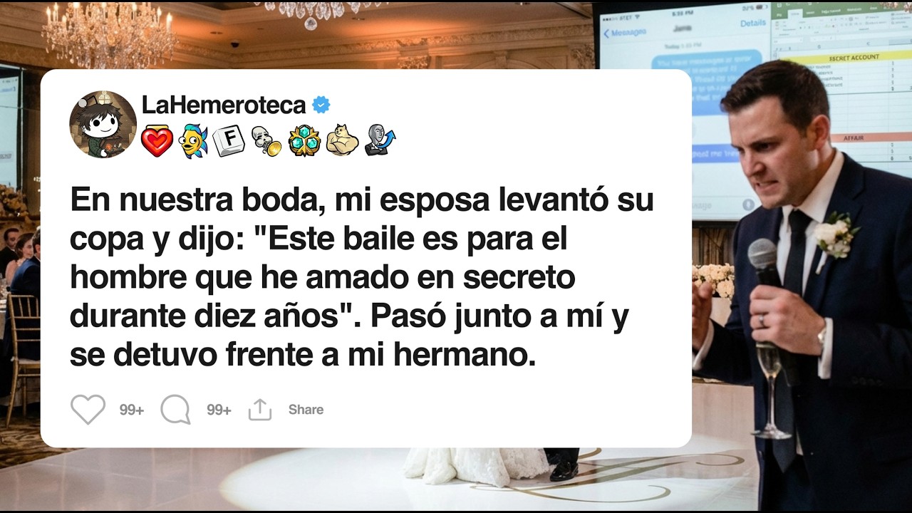 Ella declaró su amor por mi hermano en nuestra boda… y apareció SU esposa