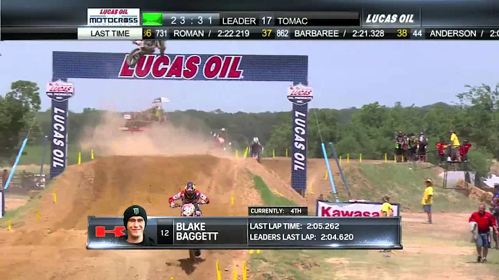 Freestone 250 Moto 1: Blake Baggett Throws a Huge ...