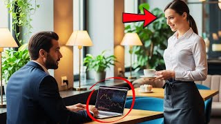 Een MILJARDAIR daagde de SERVEERSTER uit om BELEGGINGSADVIES... en kreeg zelf een lesje