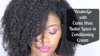 Wash and Go using Cantu Shea Butter (Natural Hair)| Flawlesshairstyle
