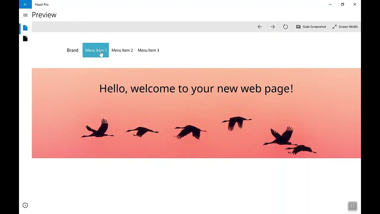 Add a Full‑Width Background Banner to Your Web Page (Hazel Pro Tutorial)