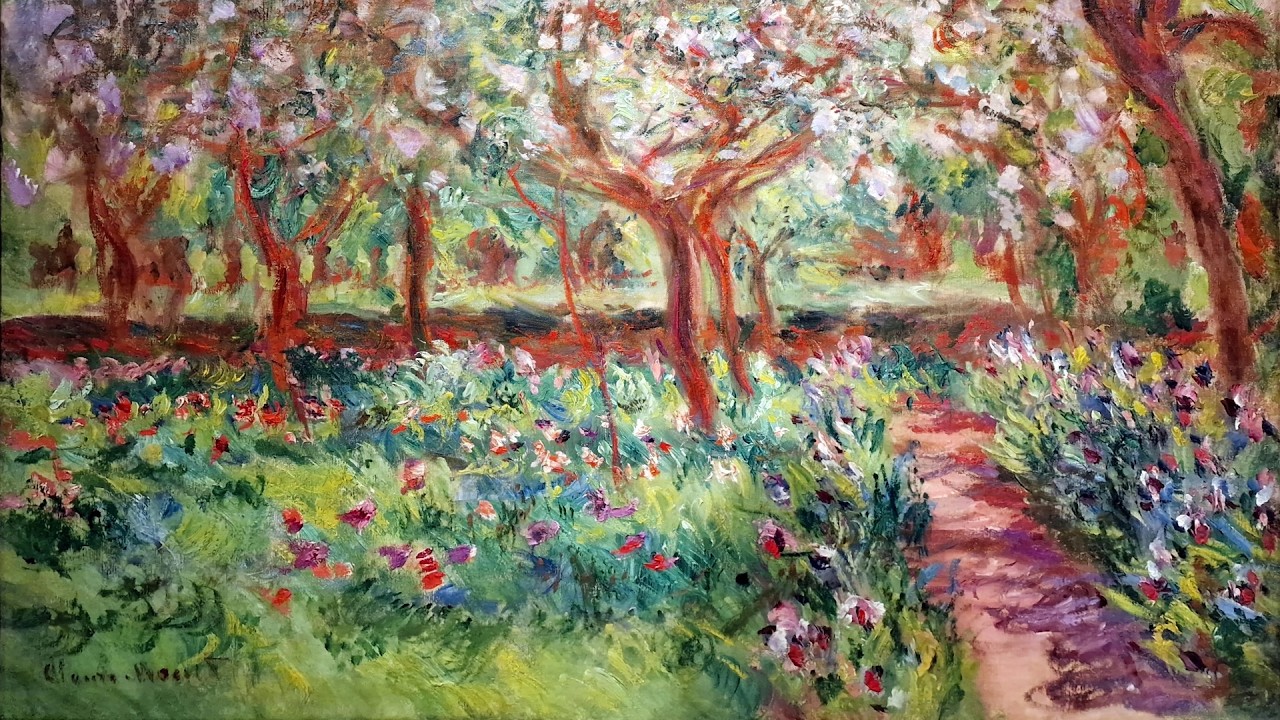 Fine Art - Claude Monet - Apple Trees In Bloom 1900 & other paintings