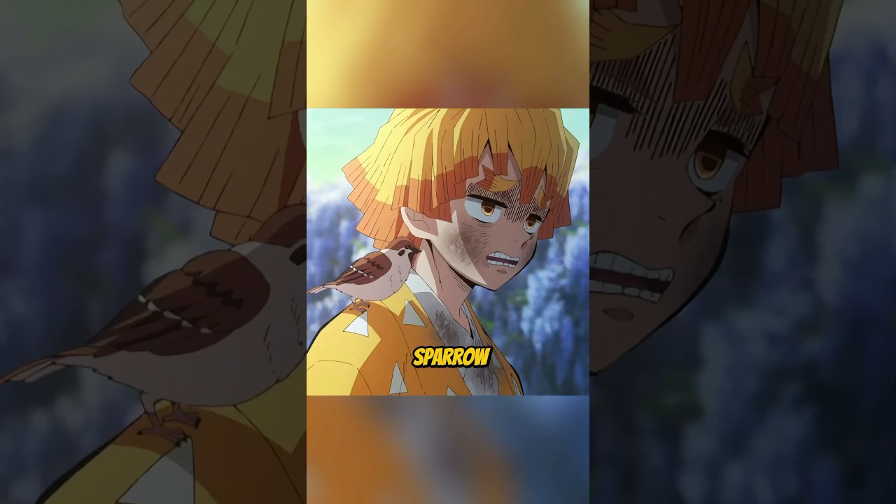 Why does zenitsu have a sparrow instead of kasugai crow?